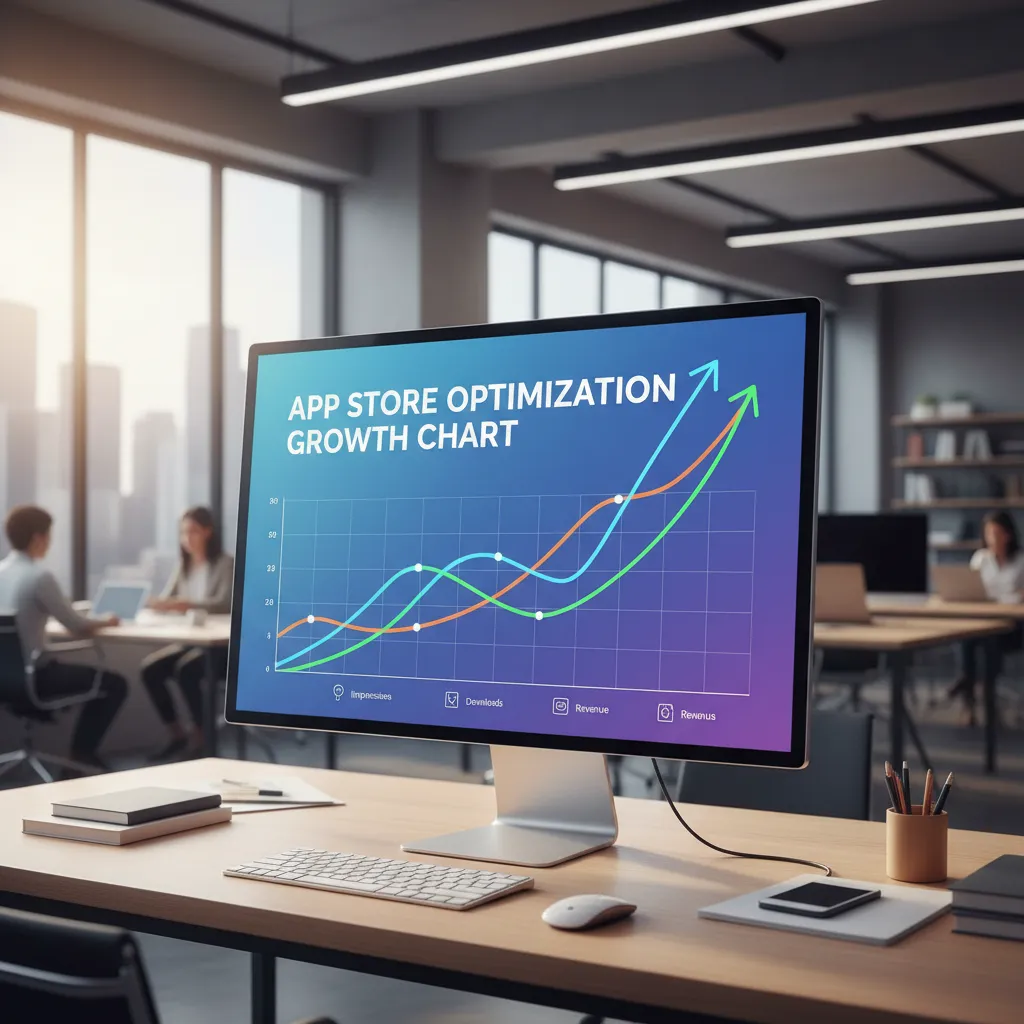App Store optimization growth chart