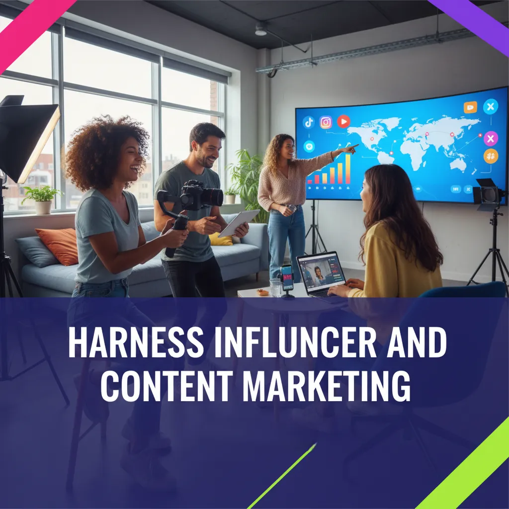Influencer and content marketing