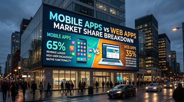 Mobile Apps vs Web Apps Market Share Breakdown